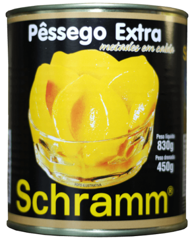 Pêssego Extra metades em caldas