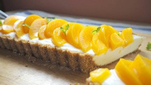 Torta de Pêssego em Calda